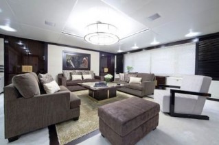Super Yacht Mystic - Salon - Interior by Schaase Interior Design